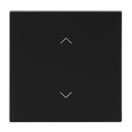 Wippe mit Aufdruck Symbol "Jalousie" für Smart Switch 1-fach schwarz matt -