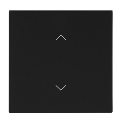 Wippe mit Aufdruck Symbol "Jalousie" für Smart Switch 1-fach schwarz matt -