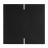 Wippe für Taster, 2-fach schwarz matt - Busch-art linear®   