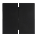 Wippe für Schalter/Taster, 2-fach schwarz matt - Busch-art linear®