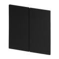 Wippe für Schalter/Taster, 2-fach schwarz matt - Busch-art linear®