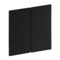 Wippe für Schalter/Taster, 2-fach schwarz matt - Busch-art linear®