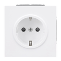 SCHUKO® Steckdosen-Einsatz Safety+ ohne Spreize studioweiß - Busch-art linear®