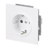 SCHUKO® Steckdosen-Einsatz Safety+ ohne Spreize studioweiß - Busch-art linear® 