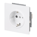 SCHUKO® Steckdosen-Einsatz Safety+ ohne Spreize studioweiß - Busch-art linear®