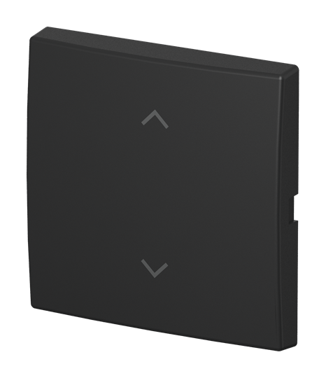Wippe mit Aufdruck Symbol "Pfeile" für Smart Switch 1-fach schwarz matt - – Bild 3 von 3