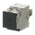 Modular-Jack-Einsatz Modular-Jack-Einsatz, Keystone Cat 6a RJ45 8(8)-Stecker