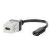 Kabelpeitsche Keystone Modular-Jack-Einsatz, Keystone USB-Stecker Ausführung: