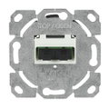 Glasfaser Anschlussdose TAE SC-Duplex-Stecker Ausführung: gerade 2-fach silber