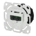 Glasfaser Anschlussdose TAE SC-Duplex-Stecker Ausführung: gerade 2-fach silber