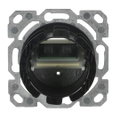 Glasfaser Anschlussdose TAE SC-Duplex-Stecker Ausführung: gerade 2-fach silber