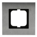 Abdeckrahmen 1-fach edelstahl - carat®