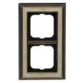 Abdeckrahmen 2-fach edelstahl - carat®
