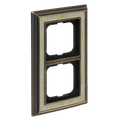 Abdeckrahmen 2-fach edelstahl - carat®