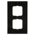 Abdeckrahmen 2-fach edelstahl - carat®