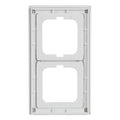 Abdeckrahmen 2-fach studioweiß - Busch-axcent®