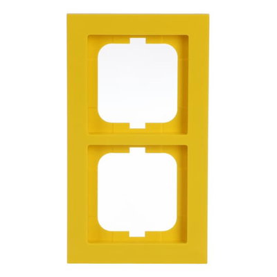 Abdeckrahmen 2-fach gelb - Busch-axcent®
