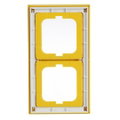 Abdeckrahmen 2-fach gelb - Busch-axcent®