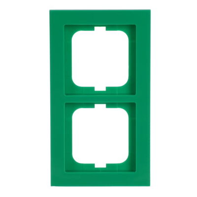 Abdeckrahmen 2-fach grün - Busch-axcent®