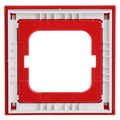 Abdeckrahmen 1-fach rot - Busch-axcent®