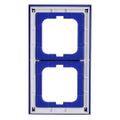 Abdeckrahmen 2-fach blau - Busch-axcent®