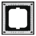 Abdeckrahmen 1-fach schwarz - Busch-axcent®
