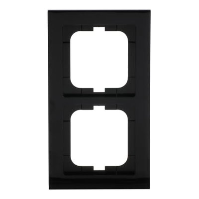 Abdeckrahmen 2-fach schwarz - Busch-axcent®
