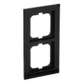 Abdeckrahmen 2-fach schwarz - Busch-axcent®