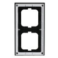 Abdeckrahmen 2-fach schwarz - Busch-axcent®
