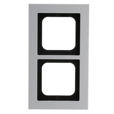 Abdeckrahmen 2-fach titan - Busch-axcent® pur