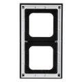Abdeckrahmen 2-fach titan - Busch-axcent® pur