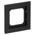 Abdeckrahmen 1-fach schwarz matt - Busch-axcent® pur