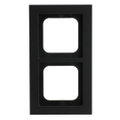 Abdeckrahmen 2-fach schwarz matt - Busch-axcent® pur