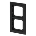 Abdeckrahmen 2-fach schwarz matt - Busch-axcent® pur
