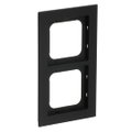 Abdeckrahmen 2-fach schwarz matt - Busch-axcent® pur
