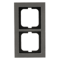 Abdeckrahmen 2-fach betongrau - Busch-axcent® pur