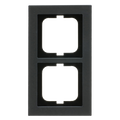 Abdeckrahmen 2-fach schiefergrau - Busch-axcent® pur