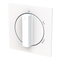 Zentralscheibe mit Aufdruck Symbol "1-2-3" für Stufenschalter, Drehknopf