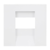 Zentralscheibe Multimedia 1-fach weiß - Busch-art linear® Busch-art linear®