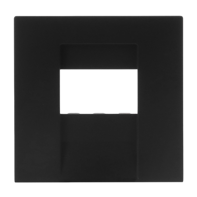 Zentralscheibe Multimedia 1-fach schwarz - Busch-art linear® Busch-art linear®
