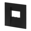 Zentralscheibe Multimedia 1-fach schwarz - Busch-art linear® Busch-art linear®