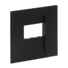 Zentralscheibe Multimedia 1-fach schwarz - Busch-art linear® Busch-art linear®