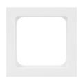 Zwischenring 50x50 mm Kommunikations-Steckverbinder weiß - Busch-art linear®