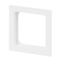Zwischenring 50x50 mm Kommunikations-Steckverbinder weiß - Busch-art linear®