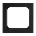Zwischenring 50x50 mm Kommunikations-Steckverbinder schwarz - Busch-art linear®