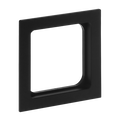 Zwischenring 50x50 mm Kommunikations-Steckverbinder schwarz - Busch-art linear®