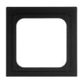 Zwischenring 50x50 mm Kommunikations-Steckverbinder schwarz - Busch-art linear®