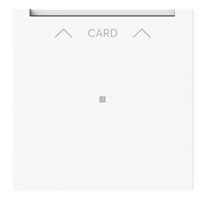 Cardschalter-Einsatz mit Zentralscheibe Symbol "Pfeile", CARD mit transparenter