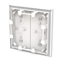Wippe für Elektroniktaster 2-fach mit transparenten Kalotten Busch-art linear®