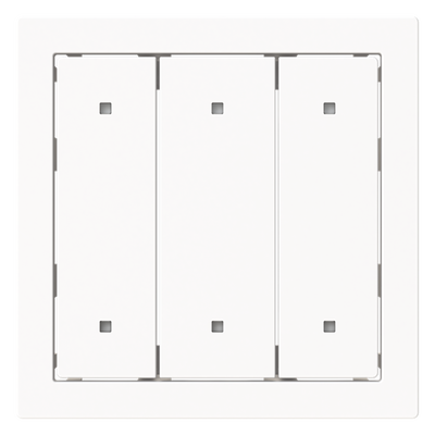 Wippe für Elektroniktaster 3-fach mit transparenten Kalotten Busch-art linear®